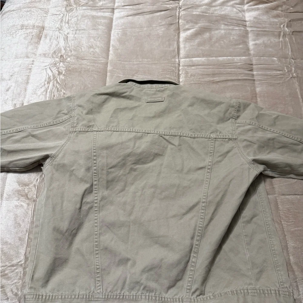 Beige Button-Up Jacket - Picture 3 of 3